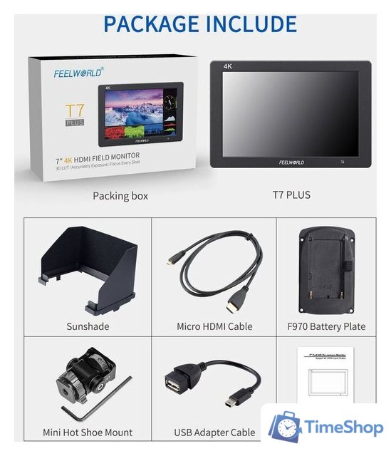 Накамерный монитор Feelworld T7 Plus 7