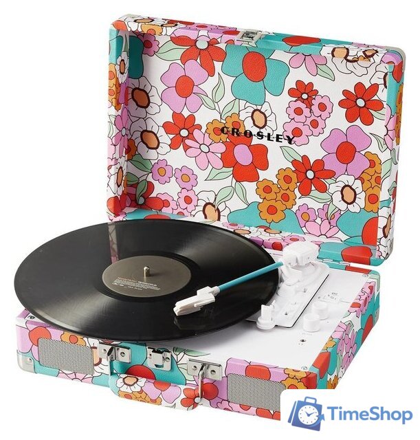 Виниловый проигрыватель Crosley Cruiser Plus Groovy Floral - Изображение №5 — Интернет-магазин Time-Shop