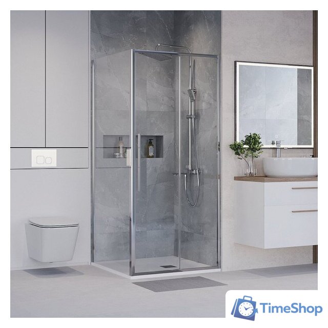Душевой уголок Niagara 110x100x195 NG-64-11A-A100-34 (хром/прозрачное стекло) - Изображение №6 — Интернет-магазин Time-Shop