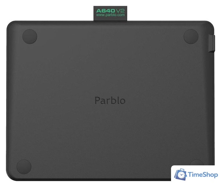 Графический планшет Parblo A640 V2 (черный) - Изображение №4 — Интернет-магазин Time-Shop