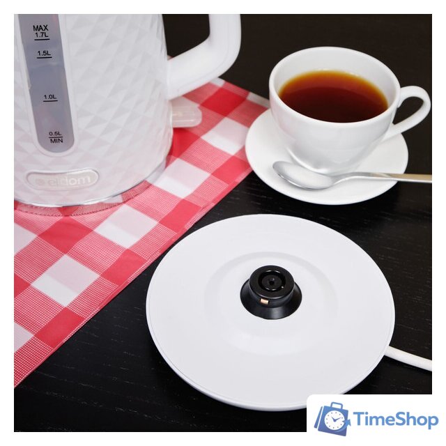 Электрический чайник Eldom C280 (белый) - Изображение №4 — Интернет-магазин Time-Shop