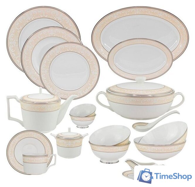 Столовый сервиз Lenardi Джульетта 145-351 (100пр) - Изображение №1 — Интернет-магазин Time-Shop