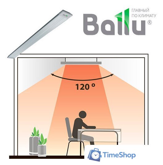 Инфракрасный обогреватель Ballu BIH-AP-3.0 - Изображение №5 — Интернет-магазин Time-Shop