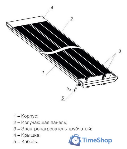 Инфракрасный обогреватель Ballu BIH-AP-3.0 - Изображение №7 — Интернет-магазин Time-Shop
