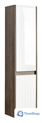  Belux Шкаф-полупенал Долли ПН 30 (177, белый глянцевыйдуб денвер) - Изображение №1 — Интернет-магазин Time-Shop