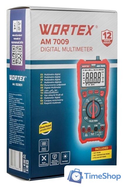 Мультиметр Wortex AM 7009 - Изображение №8 — Интернет-магазин Time-Shop