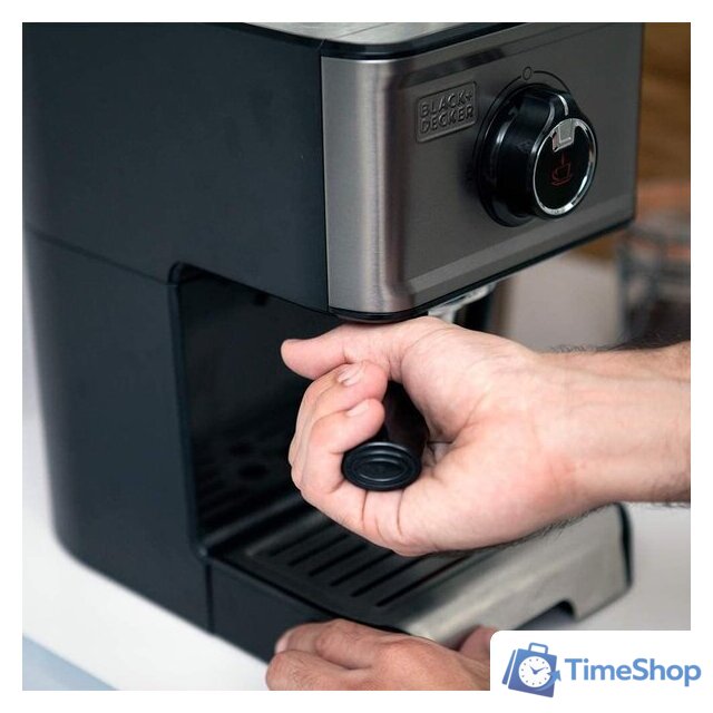 Рожковая кофеварка Black & Decker BXCO1200E - Изображение №3 — Интернет-магазин Time-Shop