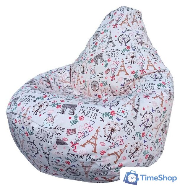 Кресло-мешок Flagman Груша Макси Г2.7-50 (Париж) - Изображение №1 — Интернет-магазин Time-Shop