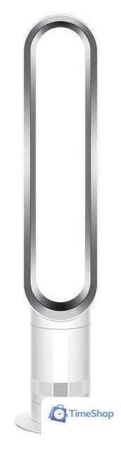 Безлопастной вентилятор Dyson AM07 белый/серебристый - Изображение №1 — Интернет-магазин Time-Shop