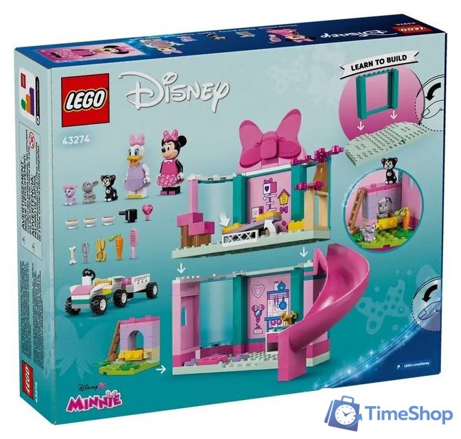 Конструктор LEGO Disney Гостиница Минни для домашних питомцев 43274 - Изображение №1 — Интернет-магазин Time-Shop