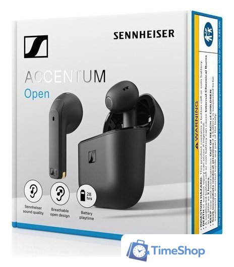 Наушники Sennheiser Accentum Open (черный) - Изображение №5 — Интернет-магазин Time-Shop