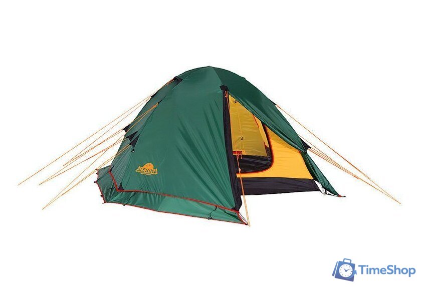 Треккинговая палатка AlexikA Rondo 4 Plus Fib (зеленый) - Изображение №4 — Интернет-магазин Time-Shop
