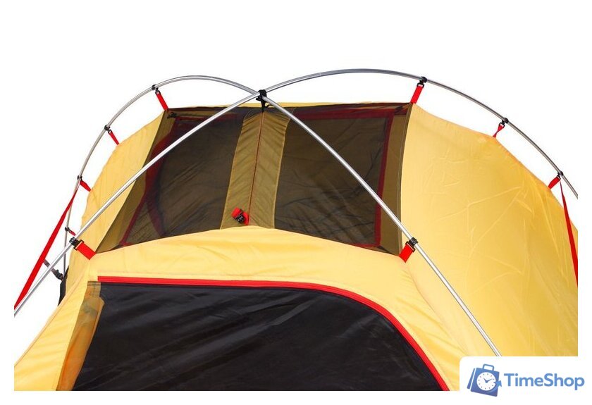 Треккинговая палатка AlexikA Rondo 4 Plus Fib (зеленый) - Изображение №9 — Интернет-магазин Time-Shop