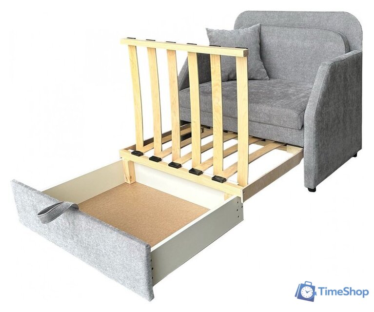 Кресло-кровать Анмикс Кейт 800 (серый глори 23) - Изображение №3 — Интернет-магазин Time-Shop