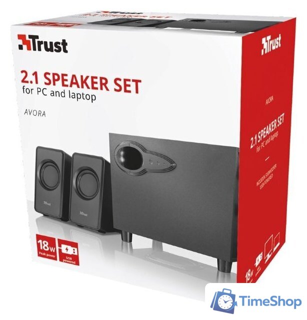 Акустика Trust Avora 2.1 - Изображение №5 — Интернет-магазин Time-Shop