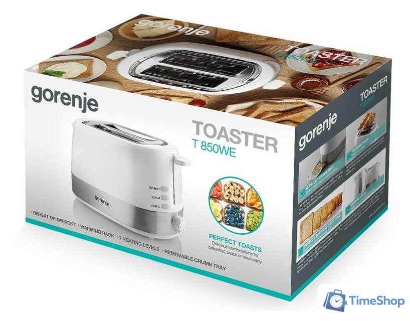 Тостер Gorenje T850WE - Изображение №9 — Интернет-магазин Time-Shop