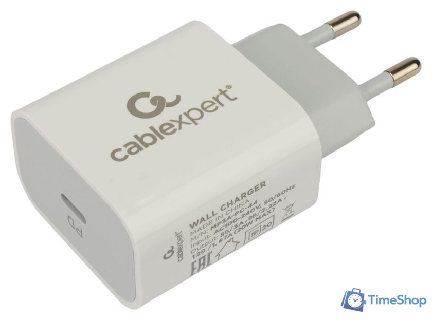 Сетевое зарядное Cablexpert MP3A-PC-44 - Изображение №1 — Интернет-магазин Time-Shop