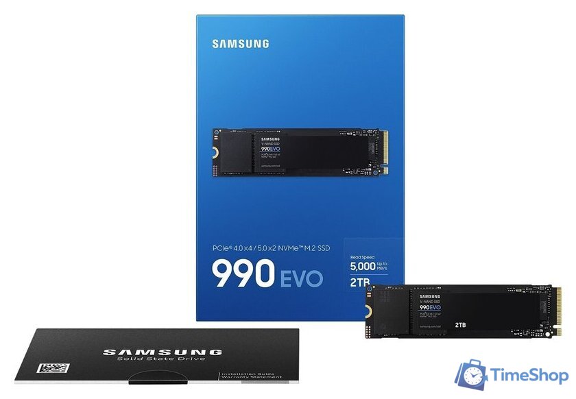 SSD Samsung 990 Evo 2TB MZ-V9E2T0BW - Изображение №8 — Интернет-магазин Time-Shop