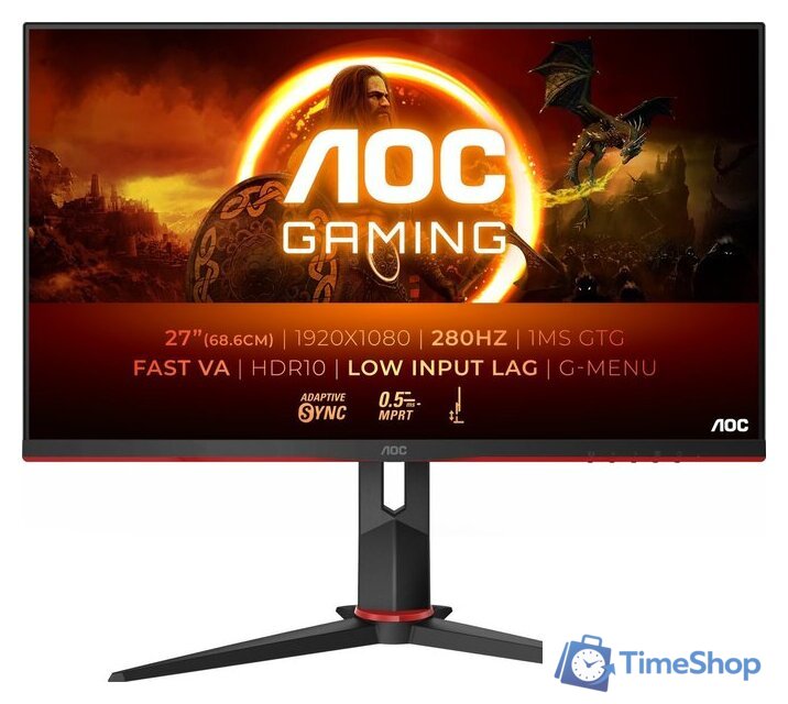 Игровой монитор AOC Gaming 27G2ZN3/BK - Изображение №2 — Интернет-магазин Time-Shop