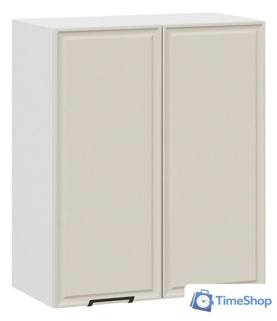 Шкаф навесной Трия Белладжио 1В6 (белый/софт панакота) - Изображение №1 — Интернет-магазин Time-Shop