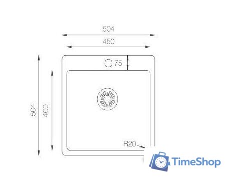 Кухонная мойка ZorG ZRE 5050 - Изображение №15 — Интернет-магазин Time-Shop