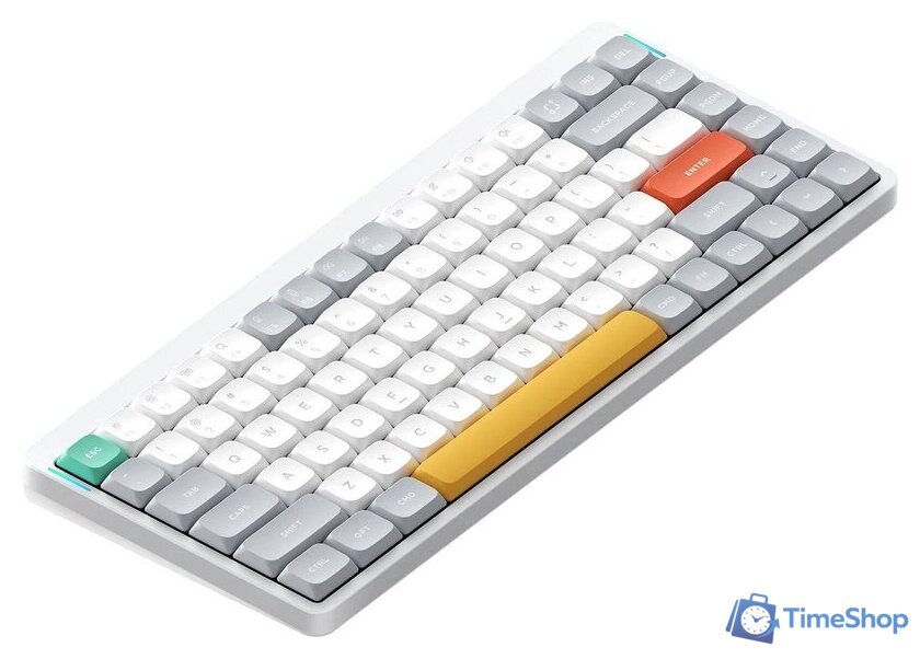 Клавиатура NuPhy Air75 V2 Ionic White (NuPhy Low Profile Aloe) - Изображение №1 — Интернет-магазин Time-Shop