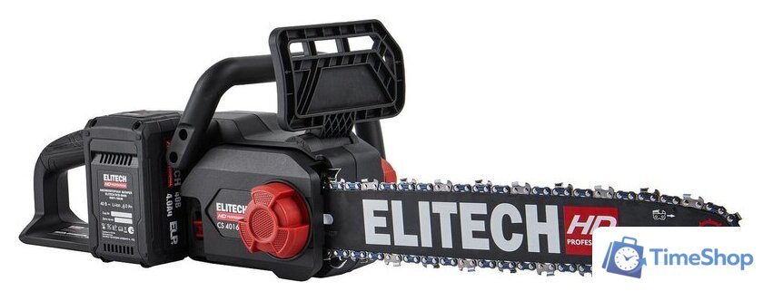Аккумуляторная пила ELITECH CS 4016BLК E1611.027.01 (с 1-им АКБ) - Изображение №4 — Интернет-магазин Time-Shop