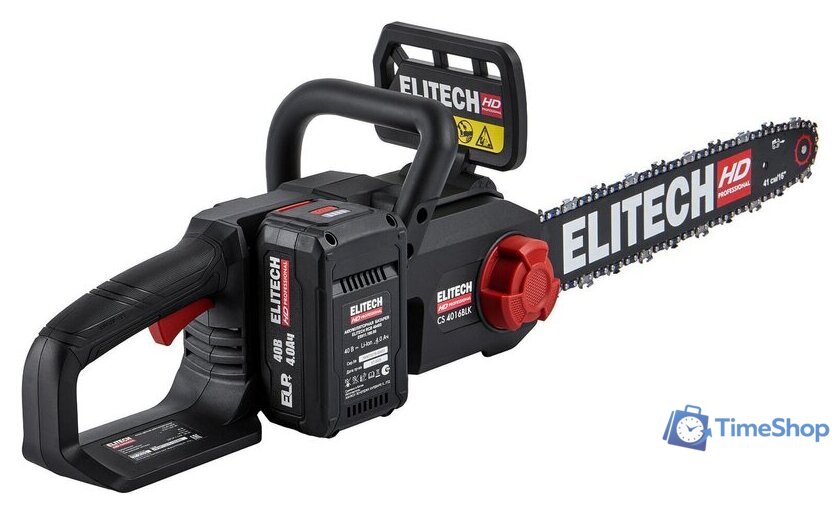 Аккумуляторная пила ELITECH CS 4016BLК E1611.027.01 (с 1-им АКБ) - Изображение №6 — Интернет-магазин Time-Shop