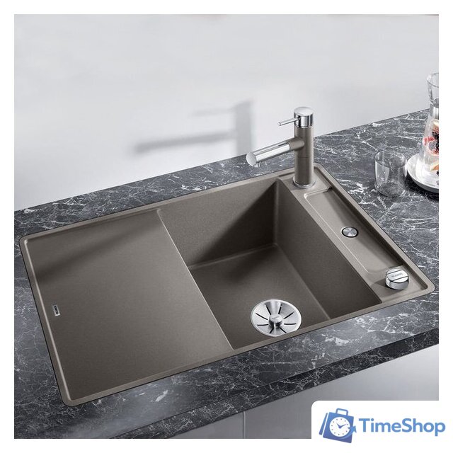 Кухонная мойка Blanco Axia III 45 S-F 527221 (вулканический серый, деревянная доска) - Изображение №1 — Интернет-магазин Time-Shop
