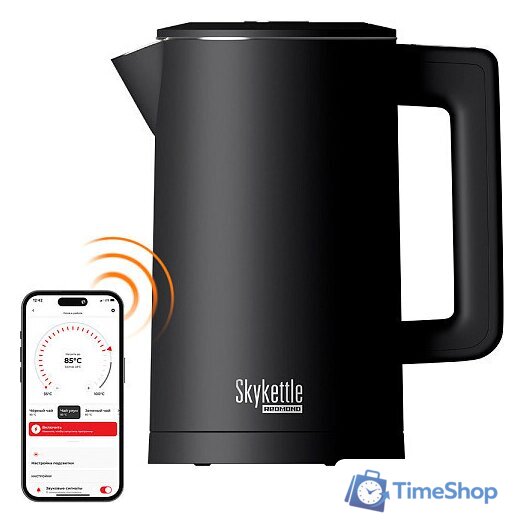 Электрический чайник Redmond (Редмонд) SkyKettle KM231S (черный) - Изображение №1 — Интернет-магазин Time-Shop