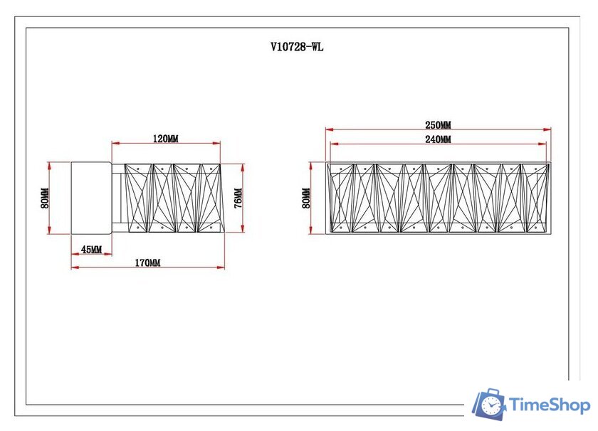 Бра Moderli Asti V10729-WL - Изображение №3 — Интернет-магазин Time-Shop