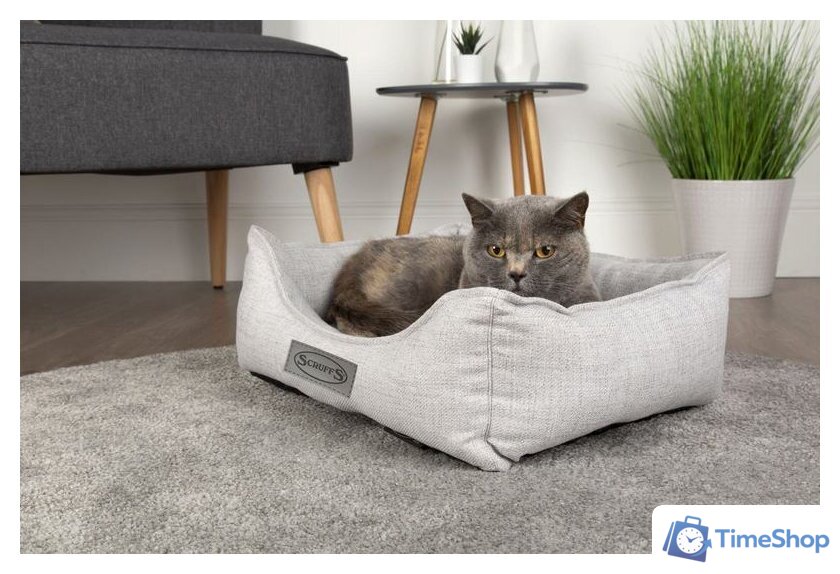 Лежак Scruffs Santa Paws 661389 (светло-серый) - Изображение №2 — Интернет-магазин Time-Shop