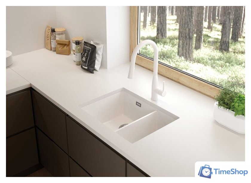 Кухонная мойка Deante Eridan ZQE A503 (алебастр) - Изображение №3 — Интернет-магазин Time-Shop