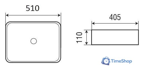 Умывальник WeltWasser Elbach 2178 - Изображение №2 — Интернет-магазин Time-Shop