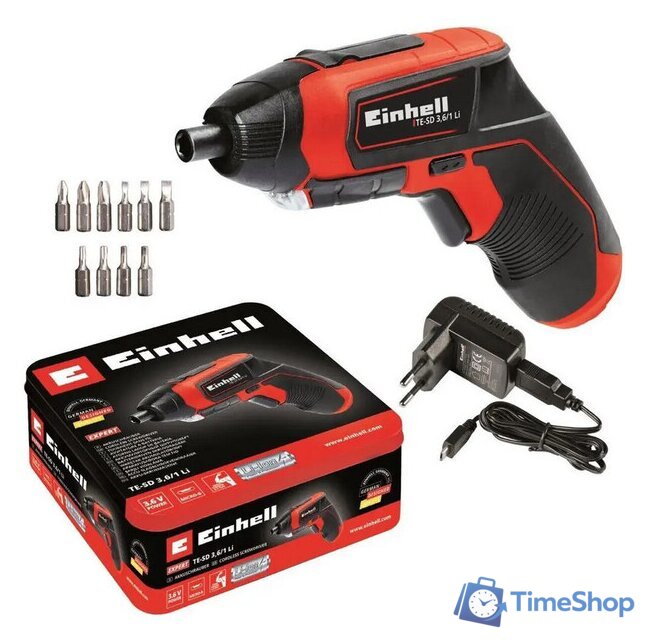 Электроотвертка Einhell TE-SD 3.6/1 Li 4513501 (с 1-м АКБ) - Изображение №1 — Интернет-магазин Time-Shop