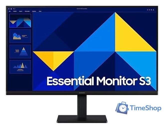 Монитор Samsung Essential S3 LS27D304GAUXEN - Изображение №1 — Интернет-магазин Time-Shop