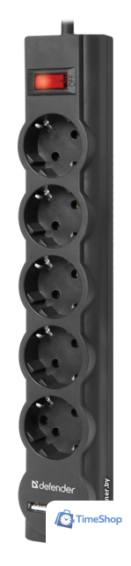 Сетевой фильтр Defender DFS 755 - Изображение №3 — Интернет-магазин Time-Shop