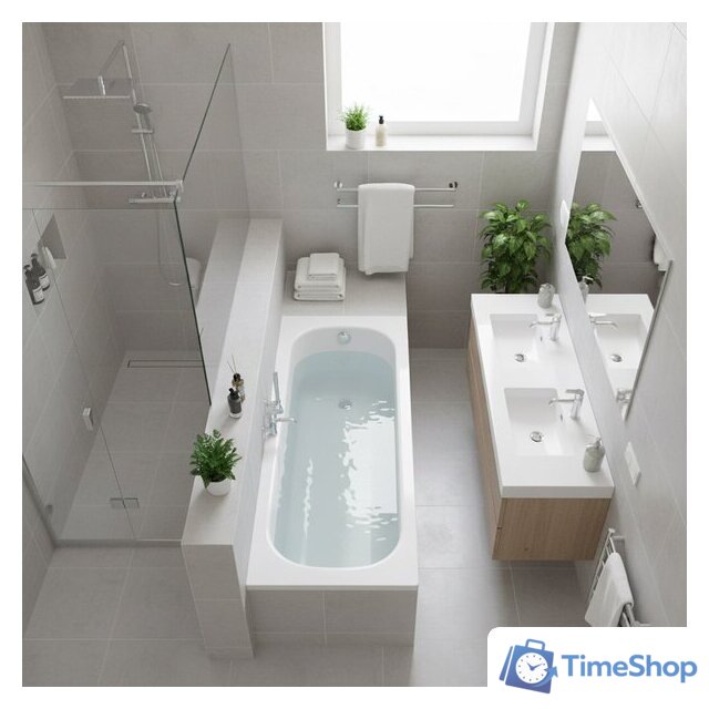 Ванна Lauter Brio 170 21S1700 (с ножками) - Изображение №9 — Интернет-магазин Time-Shop