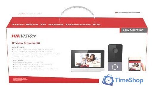 Комплект видеодомофона Hikvision DS-KIS603-P - Изображение №2 — Интернет-магазин Time-Shop