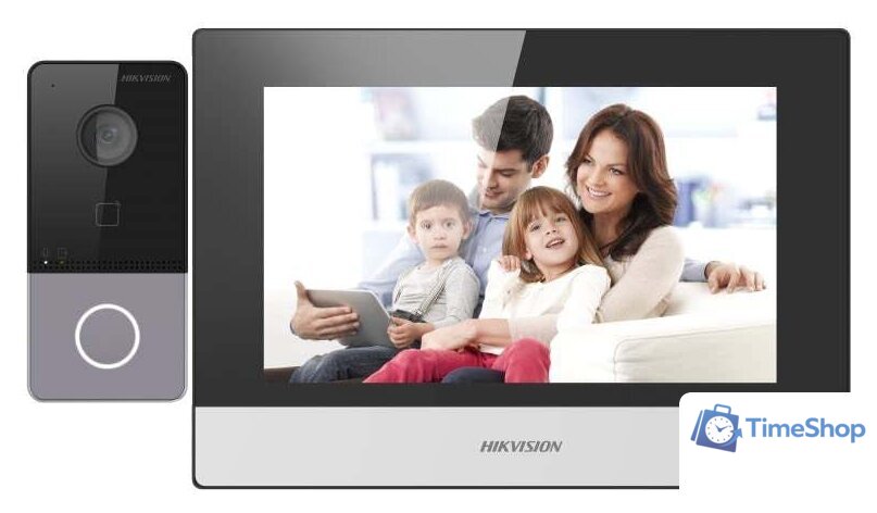 Комплект видеодомофона Hikvision DS-KIS603-P - Изображение №1 — Интернет-магазин Time-Shop