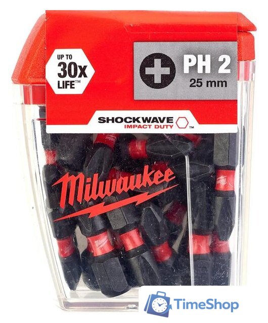 Набор бит Milwaukee Shockwave Impact Duty 4932430853 - Изображение №1 — Интернет-магазин Time-Shop