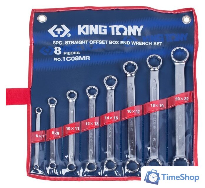 Набор ключей King Tony 1C08MR (8 предметов) - Изображение №1 — Интернет-магазин Time-Shop