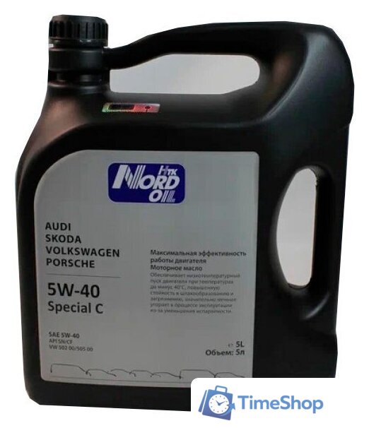 Моторное масло Nord Oil Specific Line 5W-40 Audi Skoda VW 5л - Изображение №1 — Интернет-магазин Time-Shop