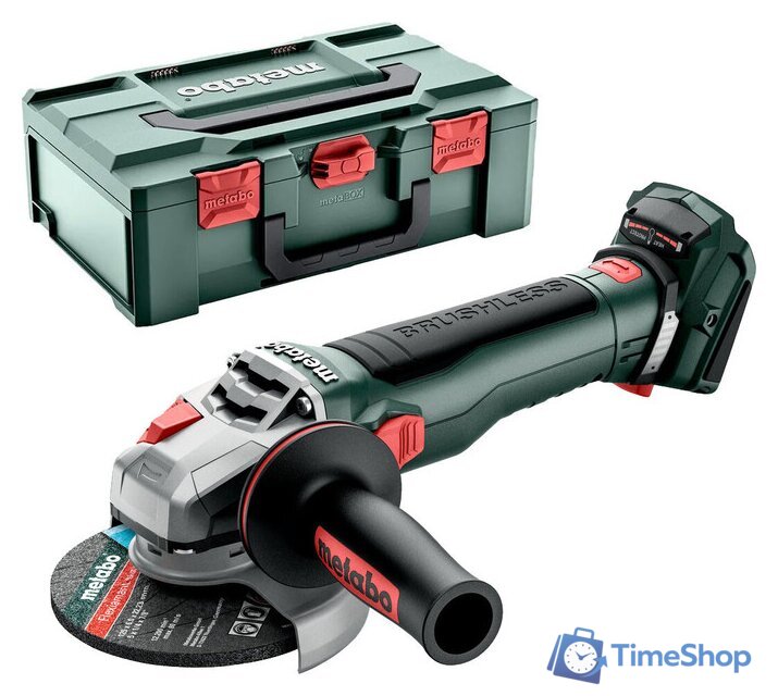Угловая шлифмашина Metabo WB 18 LT BL 11-125 Quick 613054840 (без АКБ, кейс) - Изображение №1 — Интернет-магазин Time-Shop