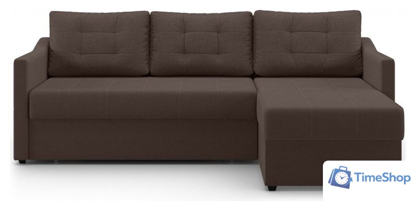 Угловой диван Mio Tesoro Бонд 123 (Savana Chocolate) - Изображение №2 — Интернет-магазин Time-Shop