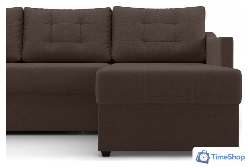 Угловой диван Mio Tesoro Бонд 123 (Savana Chocolate) - Изображение №3 — Интернет-магазин Time-Shop