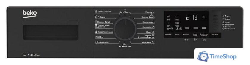 Стиральная машина BEKO WRE65120ZAW - Изображение №4 — Интернет-магазин Time-Shop