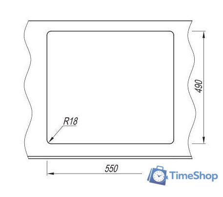 Кухонная мойка Dr. Gans Ника 570 (белый) - Изображение №3 — Интернет-магазин Time-Shop