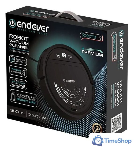 Робот-пылесос Endever Spectre-99 (черный) - Изображение №14 — Интернет-магазин Time-Shop