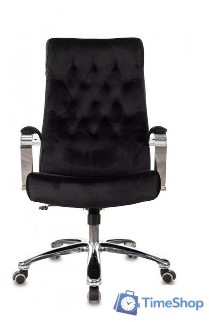 Офисное кресло Бюрократ T-9928SL Fabric (черный Italia Black/крестовина металл хром) - Изображение №11 — Интернет-магазин Time-Shop